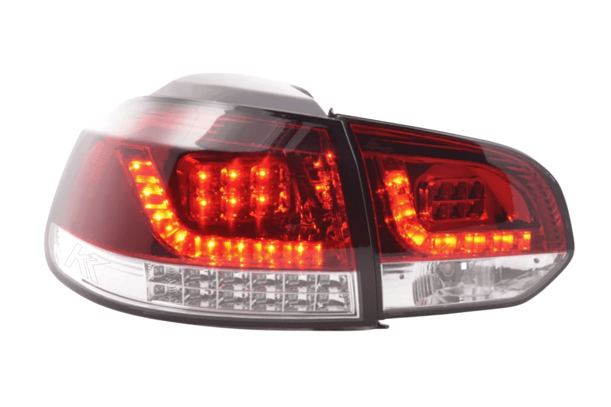VW Golf Mk6 GTI LED Red Tail Lights V2 LED Indicators (2008-2014) - K2 Industries