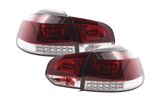 VW Golf Mk6 GTI LED Red Tail Lights V2 LED Indicators (2008-2014) - K2 Industries