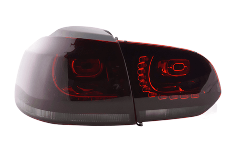 VW Golf Mk6 GTI Red/Smoked - R Look - Upgrade Tail Lights (2008-2014) - K2 Industries