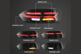 VW Jetta/Sagitar 6th Gen (A6) LED Tail Lights 2011-2014 - K2 Industries