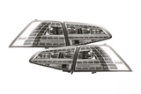 VW MK7 Golf GTI Chrome/Clear LED Tail Lights (2012 - 2017)