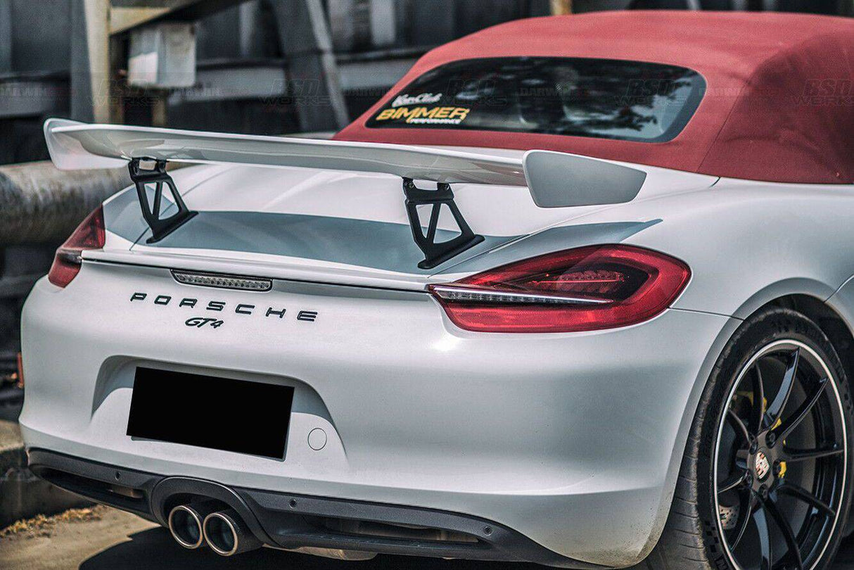 2012-2025 Porsche 981 | 718,  Boxster | Cayman GT4 Style Trunk Spoiler Wing