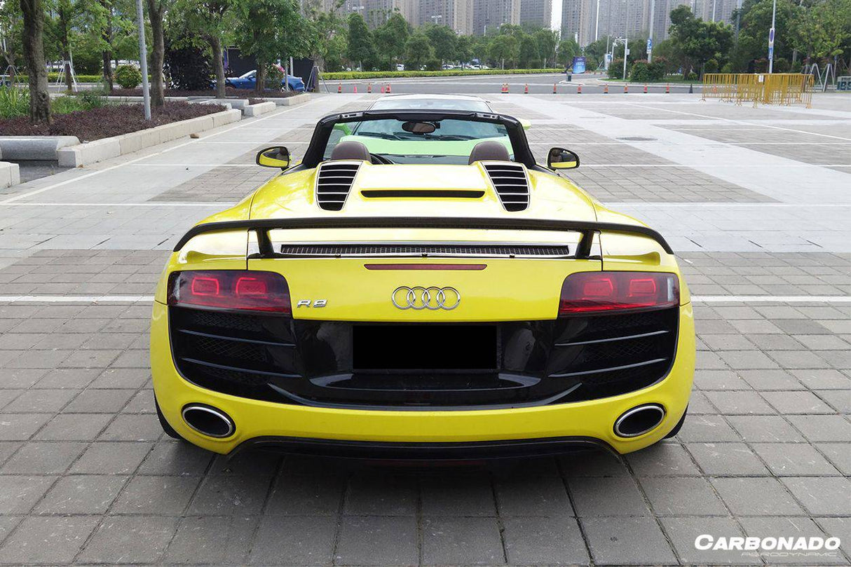 2010-2015 Audi R8 Spyder GT Carbon Fiber Trunk Spoiler