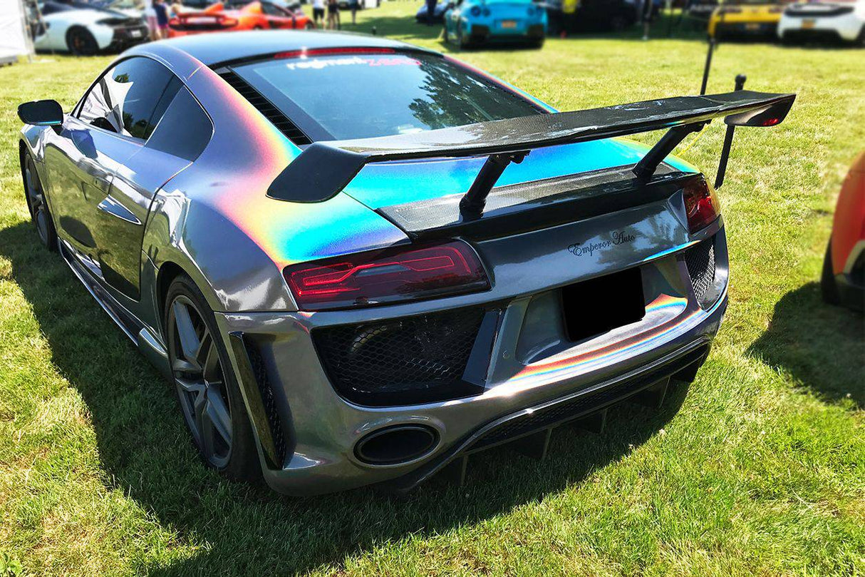 2006-2015 Audi R8 Coupe PI Style Carbon Fiber Trunk Spoiler Wing