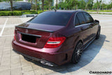 2008-2014 Mercedes Benz W204 C Class   C63 AMG Sedan OE Style Carbon Fiber Trunk Spoiler