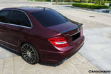 2008-2014 Mercedes Benz W204 C Class   C63 AMG Sedan OE Style Carbon Fiber Trunk Spoiler