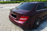 2008-2014 Mercedes Benz W204 C Class   C63 AMG Sedan OE Style Carbon Fiber Trunk Spoiler