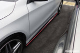 2014-2016 Mercedes Benz W117 CLA Sport    CLA45 AMG RZS Style Side Skirts Under Board