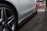 2014-2016 Mercedes Benz W117 CLA Sport    CLA45 AMG RZS Style Side Skirts Under Board
