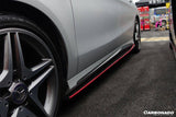 2014-2016 Mercedes Benz W117 CLA Sport    CLA45 AMG RZS Style Side Skirts Under Board