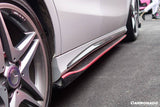 2014-2016 Mercedes Benz W117 CLA Sport    CLA45 AMG RZS Style Side Skirts Under Board