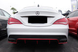 2014-2016 Mercedes Benz W117 CLA Sport   CLA45 AMG RZS Style Rear Diffuser