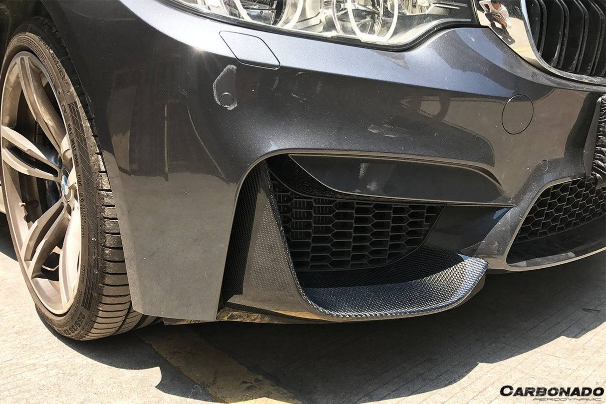 2014-2020 BMW M3 F80 M4 F82 MP Style Carbon Fiber Front Caps