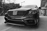 2018-2020 Mercedes Benz W222.2 S63 AMG BRS Style Carbon Fiber Front Lip