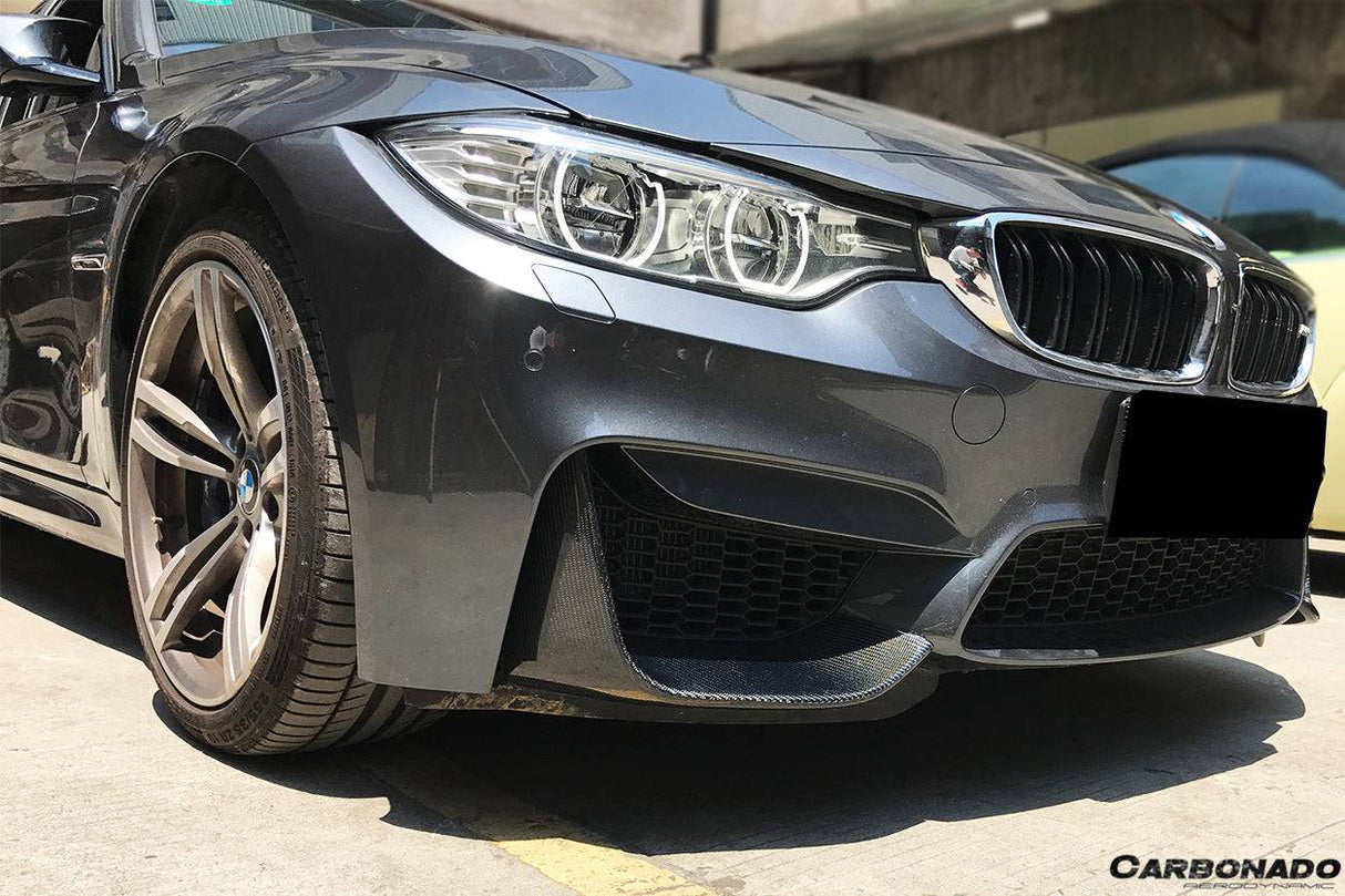 2014-2020 BMW M3 F80 M4 F82 MP Style Carbon Fiber Front Caps