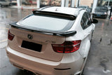 2009-2014 BMW E71 X6  X6M HM Style Carbon Fiber Trunk Spoiler