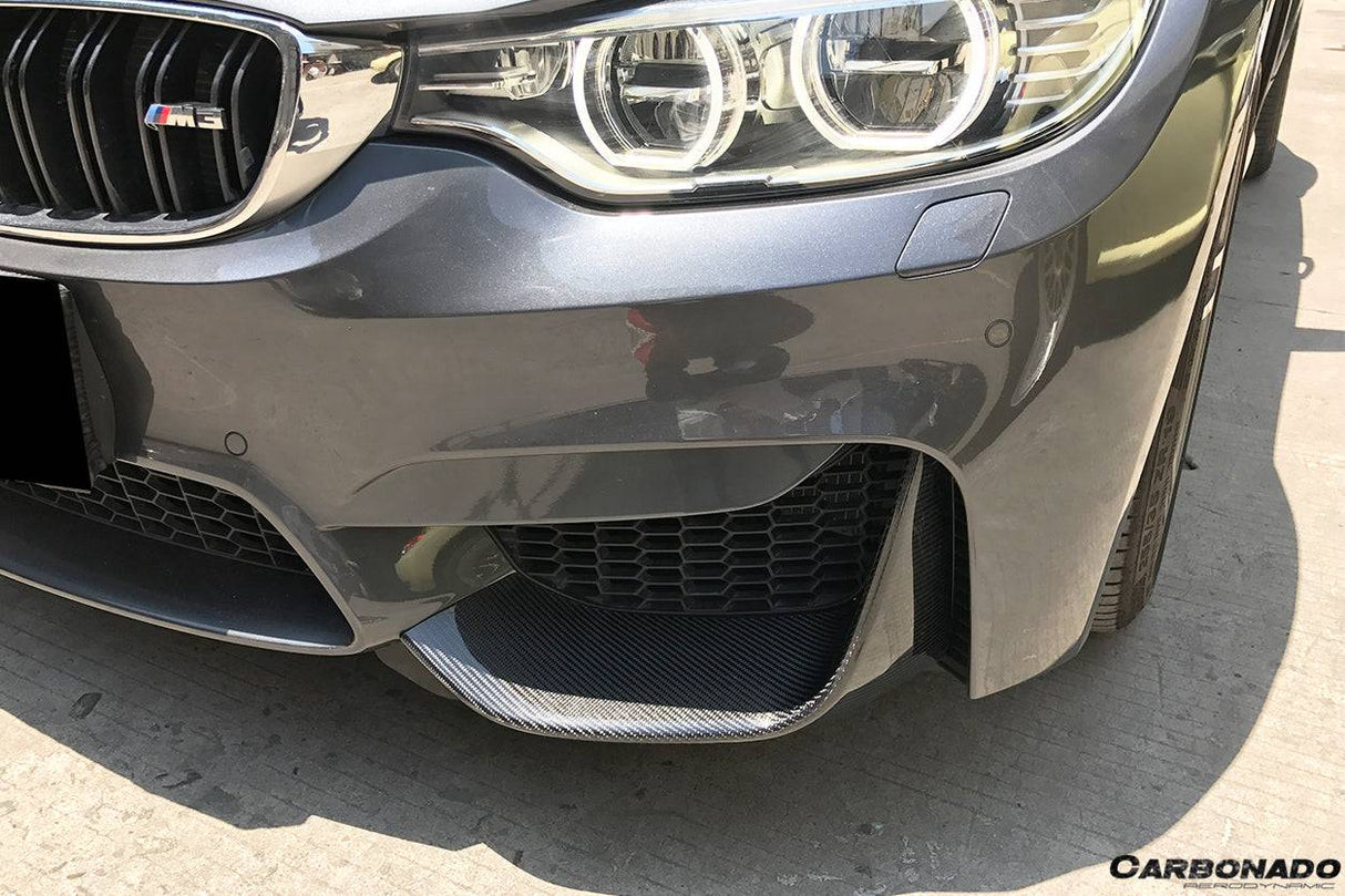 2014-2020 BMW M3 F80 M4 F82 MP Style Carbon Fiber Front Caps