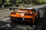 2013-2019 Corvette C7 Z51 Z06 Grandsport AR Style Carbon Fiber Trunk Spoiler Wing