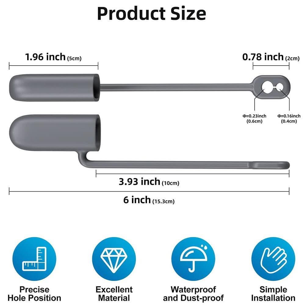 Starlink Cable End Caps Waterproof Silicone | Gen 3 & Gen 2 Protection (2-Pack)
