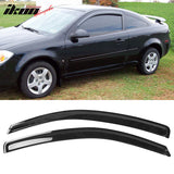 2005-2010 Chevy Cobalt Pontiac G5 Visor Windows Set Acrylic
