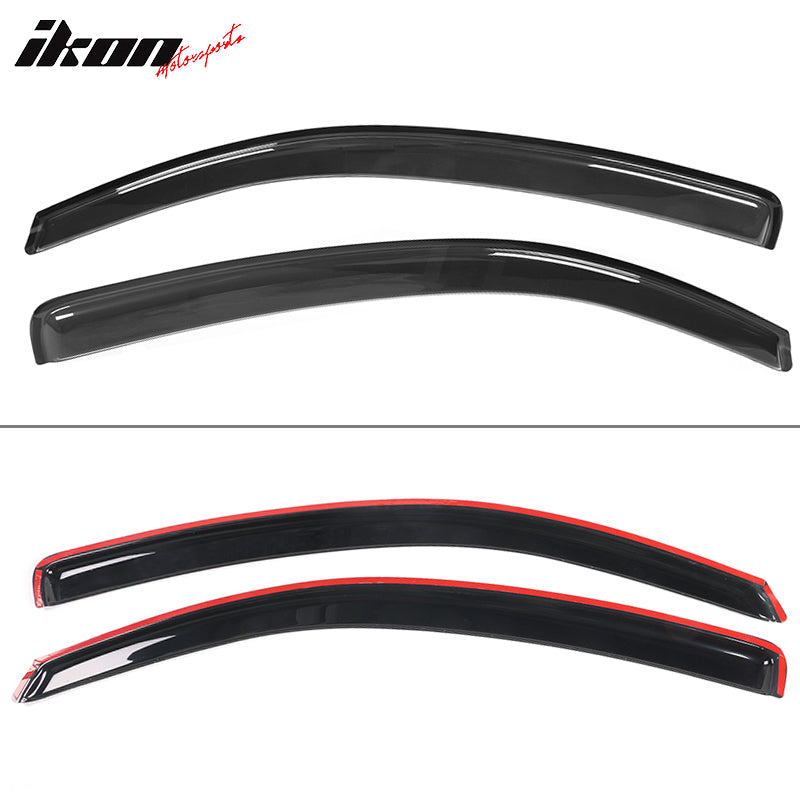 2005-2010 Chevy Cobalt Pontiac G5 Visor Windows Set Acrylic