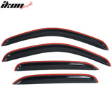2007-2014 Chevy Tahoe GMC Yukon Visor Windows 4Pc Set Acrylic