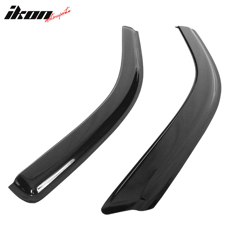 2009-2024 Dodge Ram Slim Style Smoke Tinted Window Visors Acrylic 2PC