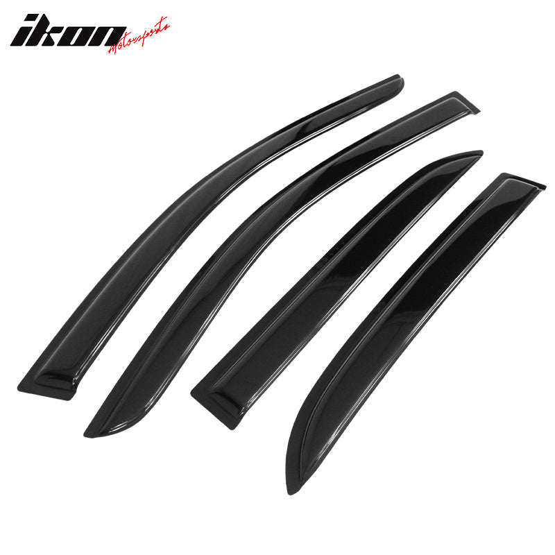 2003-2007 Honda Accord 4Door Acrylic 4PC Tape On Window Visors Guard