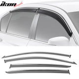 2013-2017 Honda Accord 4-Door Sedan Tape On Window Visors Rain Guard