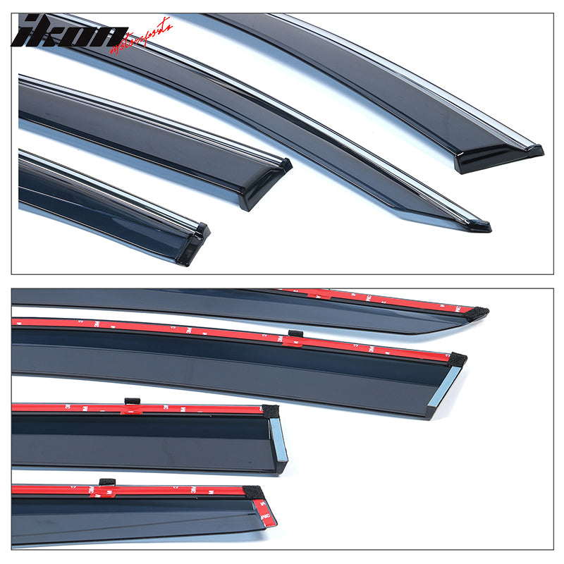 2017-2022 Honda CRV Tape On Window Visors 4PC Rain Guard