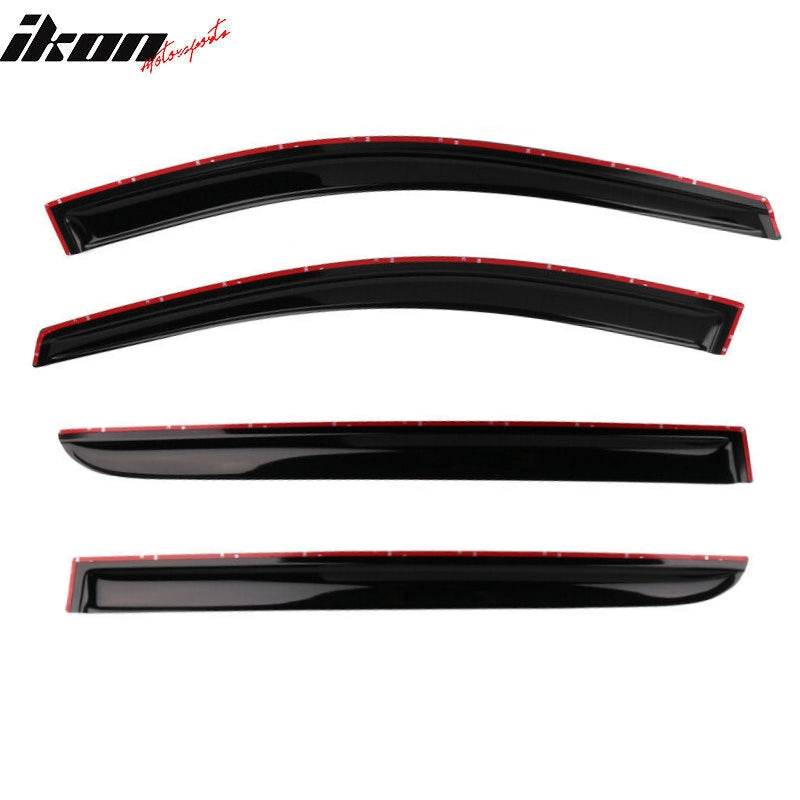 2005-2007 Honda Odyssey Acrylic 4PC Tap On Window Visors Rain Guard