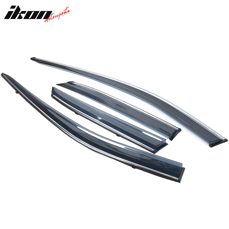 2016-2022 Lexus RX350 RX450H AL20 Tape On Window Visor W/ Chrome Trim