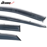 2016-2022 Lexus RX350 RX450H AL20 Tape On Window Visor W/ Chrome Trim