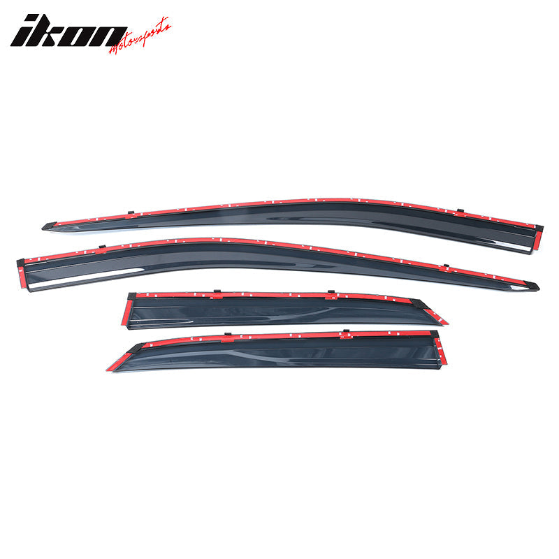 2016-2022 Lexus RX350 RX450H AL20 Tape On Window Visor W/ Chrome Trim