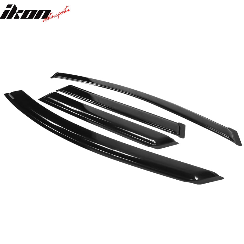 2009-2014 Nissan Murano Slim Style Smoke Tinted Window Visors Acrylic