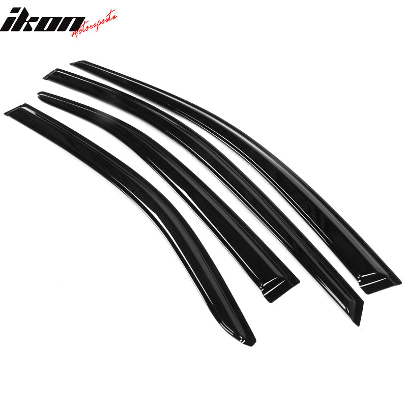 2020-2025 Toyota Corolla Sedan Window Visors Tape On Rain Guard 4PC