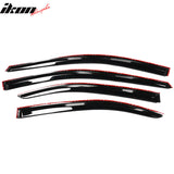 2020-2025 Toyota Corolla Sedan Window Visors Tape On Rain Guard 4PC