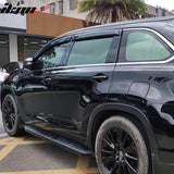 2014-2019 Toyota Highlander Acrylic 4PC Window Visors Tape On Guard