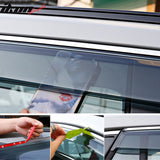 2019-2023 Toyota RAV4 Acrylic 4PC Window Visors Tape On Rain Guard