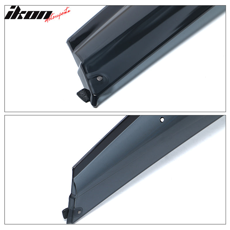 2011-2020 Toyota Sienna Acrylic 4PC Window Visors Tape On Rain Guard