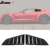 2014-2019 Chevy Corvette Classic Side Window Louvers Pair
