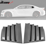 2011-2023 Dodge Charger V1 Side Window Scoop Louver CF Print