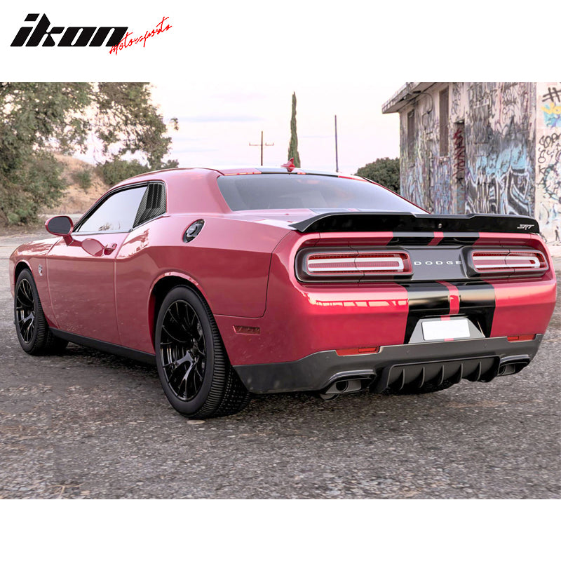 2008-2023 Dodge Challenger XE V3 Style Side Window Louver Scoop PP