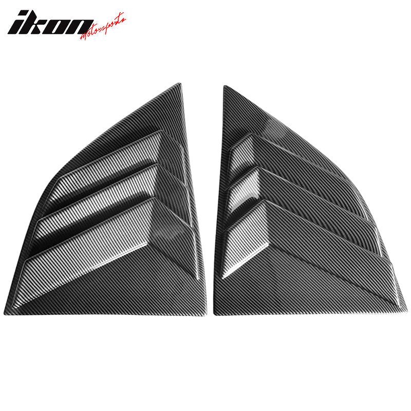 2008-2023 Dodge Challenger XE V3 Style Side Window Louver Scoop PP