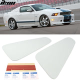 2010-2014 Ford Mustang GT350 Style Rear Window Louver Covers Guard ABS