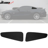 2010-2014 Ford Mustang GT350 Style Rear Window Louver Covers Guard ABS
