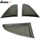 2015-2023 Mustang R Style Side Quarter Window Louver PU Painted
