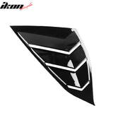 2018-2022 Honda Accord Sedan OE Style Gloss Black Window Scoop
