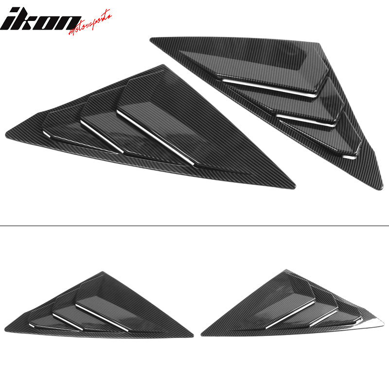 2022-2023 Honda Civic 11th Gen 4DR Sedan Side Window Louver Vent ABS