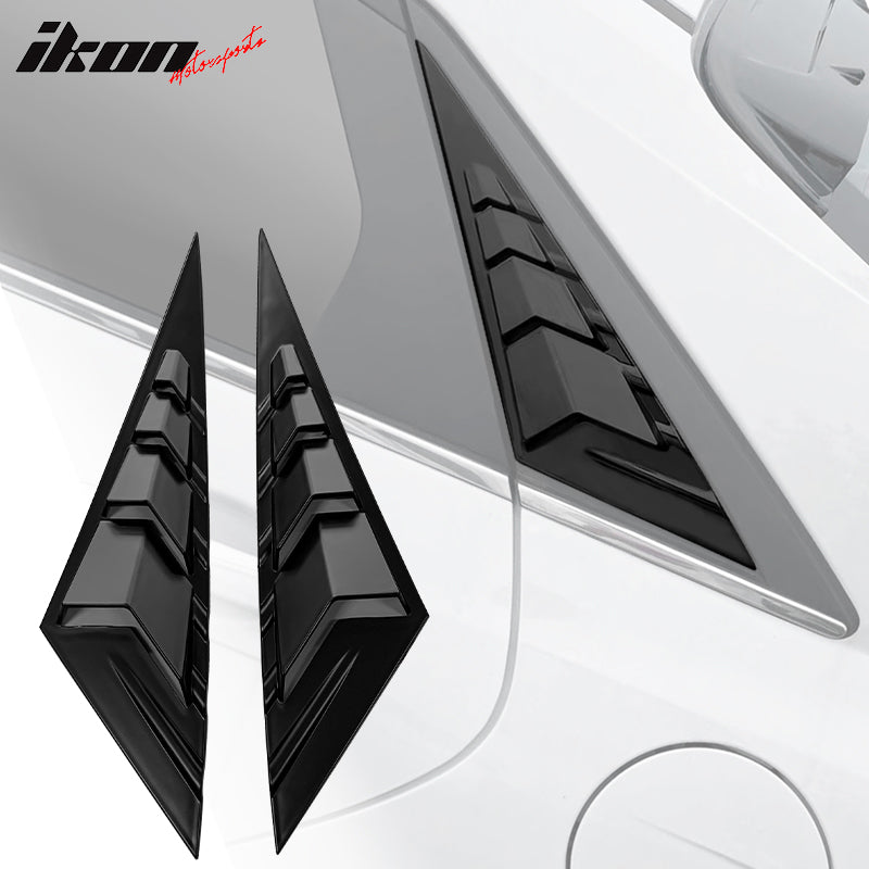 2021-2023 Hyundai Elantra 4DR 2PC Rear Side Vent Window Louver ABS